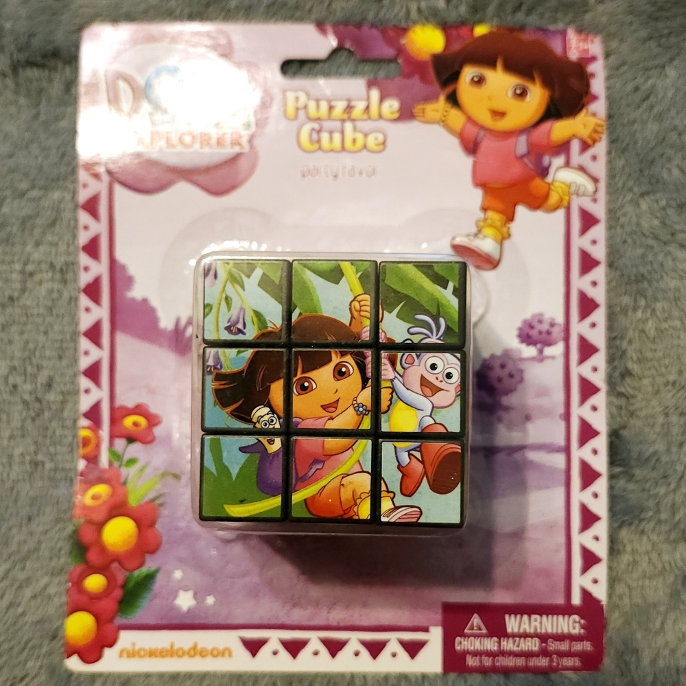 Collectible Puzzle Cube - Dora the Explorer, NIP 2011 3D Puzzle Cube